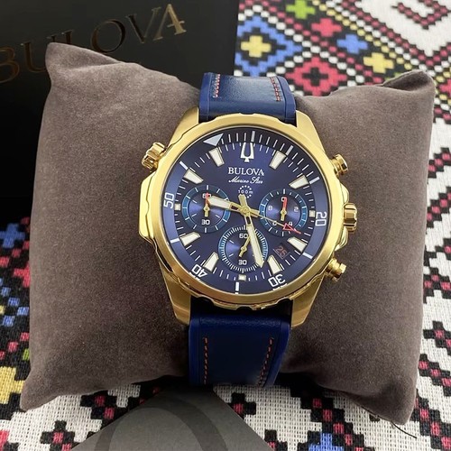 Bulova men 97b168 - bulova, blue